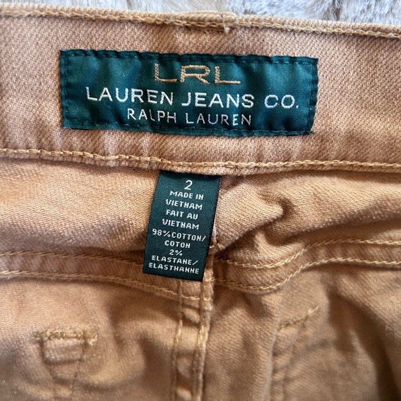 Women's Tan Ralph Lauren Jeans Size 2 - Picture 2 of 8